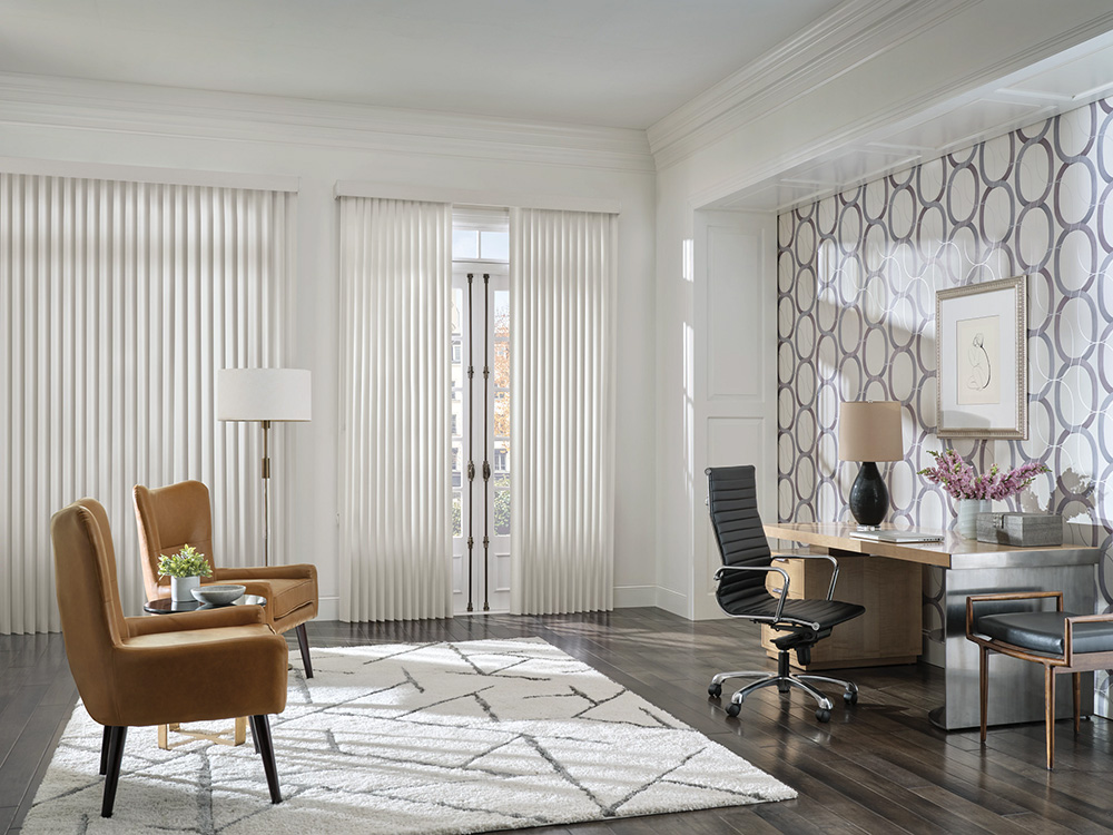 vertical blinds Regal Lily Home Office